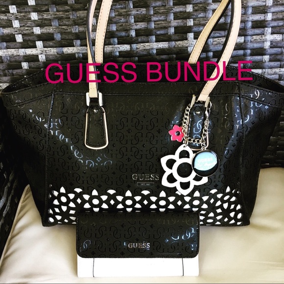 Guess Handbags - Guess Shoulder Bag/Matching Wallet FINAL PRICE EUC